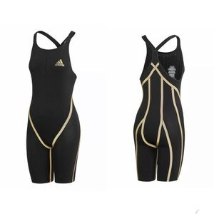 Adidas Adizero Closed Back Swimsuit Womens Size 28